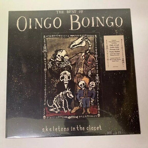 Oingo Boingo Skeletons In The Closet LP ~ Exclusive Color ~ Ltd 500 ~New/Sealed! - Picture 1 of 4